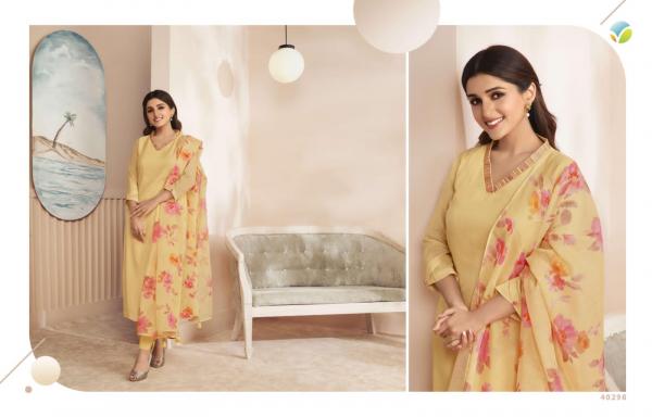 Vinay Tumbaa Gulnaaz Embroidery Wear Linen Readymade Collection